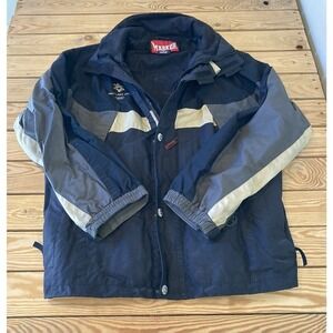 Vintage Marker Salt Lake City 2002 Olympics Jacket Size XL Men’s Black